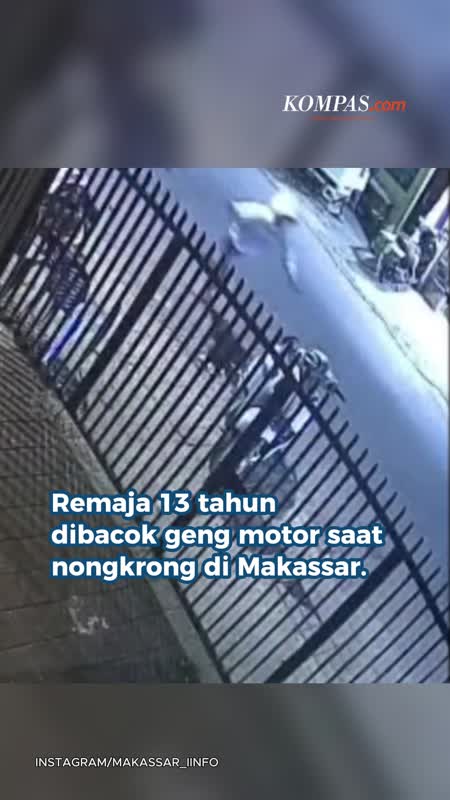 Geng Motor Beraksi Di Makassar, Remaja 13 Tahun Kena Bacok