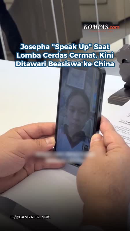 Josepha "Speak Up" Saat Lomba Cerdas Cermat, Kini Ditawari Beasiswa Ke China