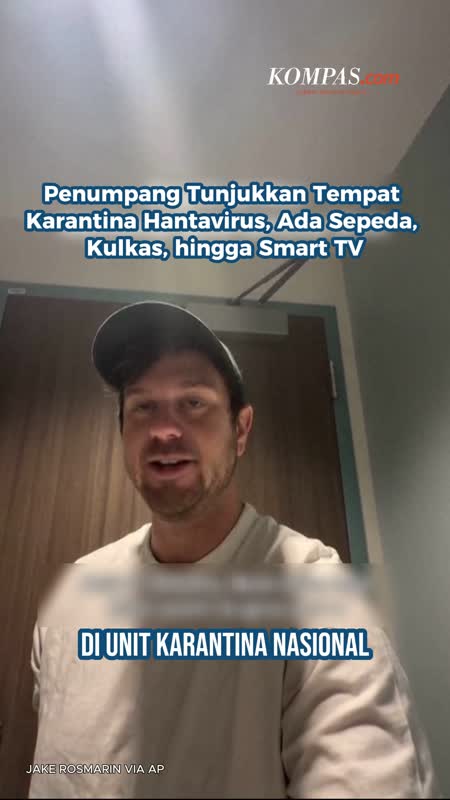 Penumpang Tunjukkan Tempat Karantina Hantavirus, Ada Sepeda, Kulkas, Hingga Smart TV