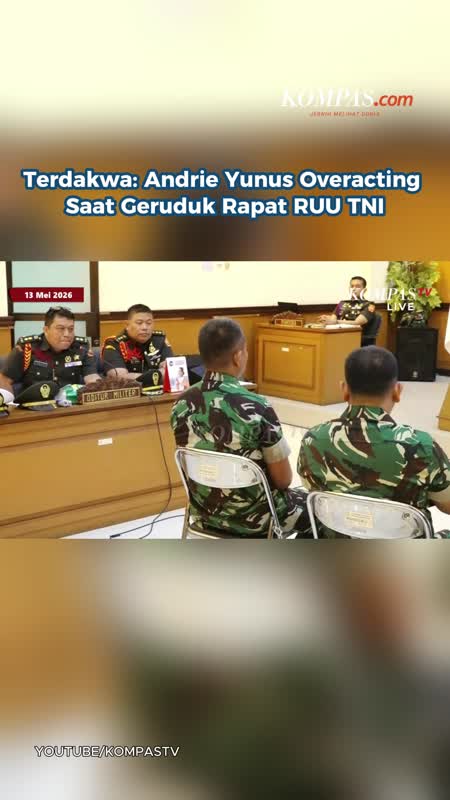 Terdakwa: Andrie Yunus Overacting Saat Geruduk Rapat RUU TNI