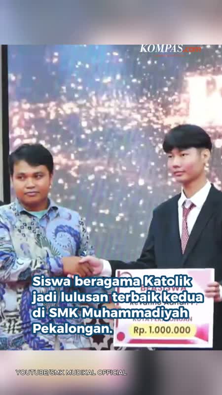 Siswa Katolik Jadi Lulusan Terbaik di SMK Muhammadiyah Pekalongan
