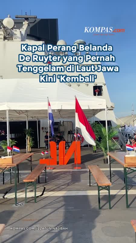 Kapal Perang Belanda De Ruyter Yang Pernah Tenggelam Di Laut Jawa Kini Kembali