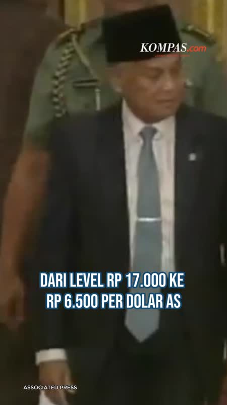 Kisah BJ Habibie Kuatkan Rupiah Dari Rp 17.000 Jadi Rp 6.500 Per Dollar AS