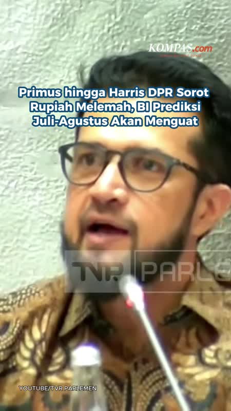 Primus Hingga Harris DPR Sorot Rupiah Melemah, BI Prediksi Juli-Agustus Akan Menguat