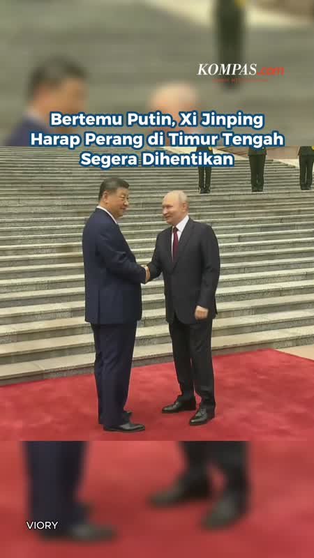 Bertemu Putin, Xi Jinping Harap Perang Di Timur Tengah Segera Dihentikan