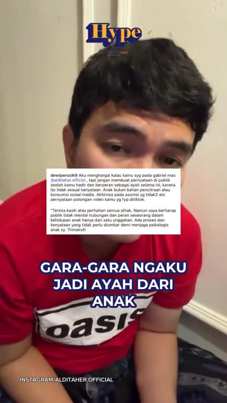 Sebut Gabriel sebagai Anaknya, Aldi Taher Minta Maaf ke Dewi Perssik