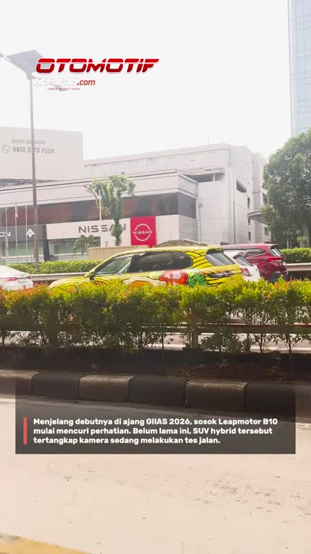 Terekam Kamera Sedang Tes Jalan Diduga SUV Listrik Leapmotor B10