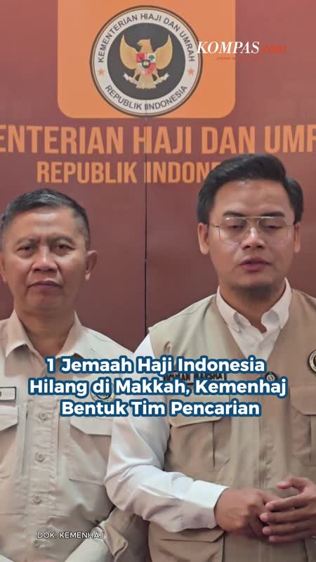 1 Jemaah Haji Indonesia Hilang di Makkah, Kemenhaj Bentuk Tim Pencarian