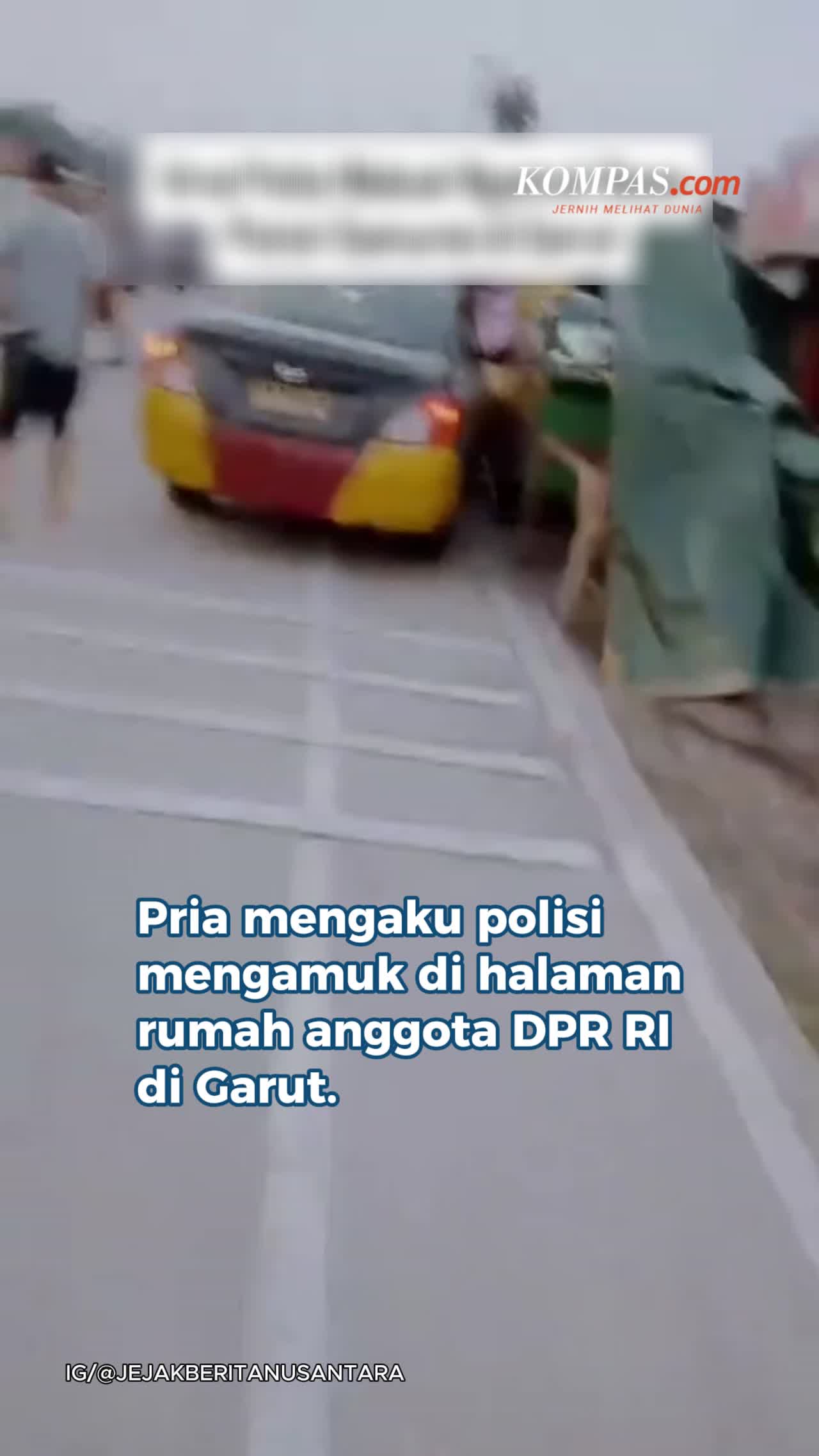 Pria Mengaku Polisi Bawa Pedang, Ngamuk Di Rumah Anggota DPR Di Garut