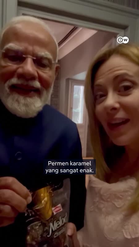 Modi Memberikan Hadiah “Melody” kepada Meloni