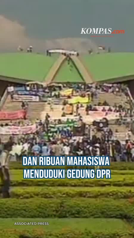 Kilas Balik 21 Mei 1998: Rupiah Ambruk, Mahasiswa Duduki DPR, Soeharto Mundur