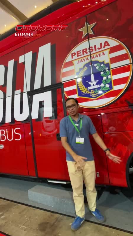 Lihat Langsung Bus Listrik Pertama Persija Dari Karoseri Laksana