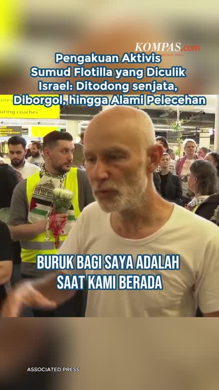 Pengakuan Aktivis Sumud Flotilla yang Diculik Israel: Ditodong senjata, Diborgol, hingga Alami Pelec