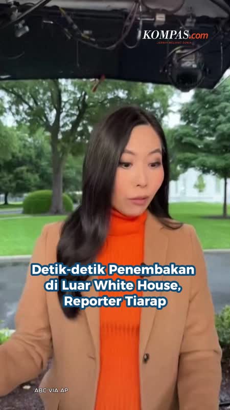Detik-detik Penembakan Di Luar White House, Reporter Tiarap