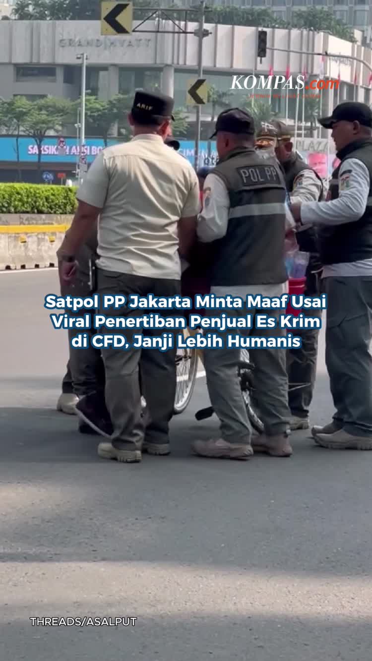 Ditarik-tarik di CFD! Satpol PP Jakarta Minta Maaf, Rakyat Sudah Tahu Artinya Apa