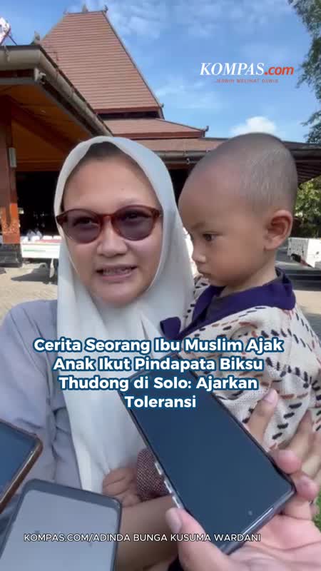 Cerita Seorang Ibu Muslim Ajak Anak Ikut Pindapata Biksu Thudong Di Solo: Ajarkan Toleransi