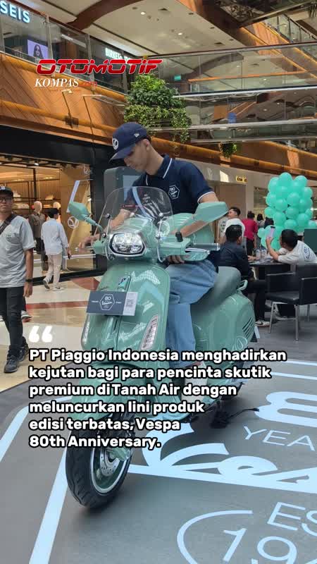 Vespa Rilis 3 Model 80th Anniversary, Harga Mulai Rp 63 Jutaan