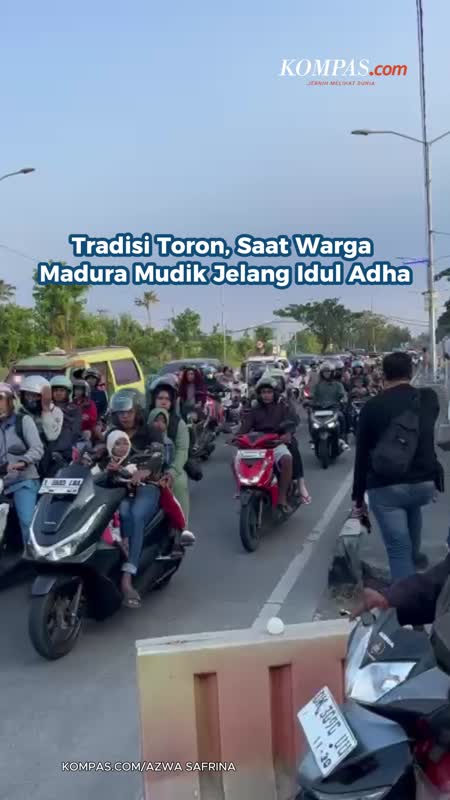 Tradisi Toron, Saat Warga Madura Mudik Jelang Idul Adha