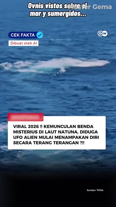 Cek Fakta: Benarkah “UFO Alien” Menampakkan Diri Di Natuna?