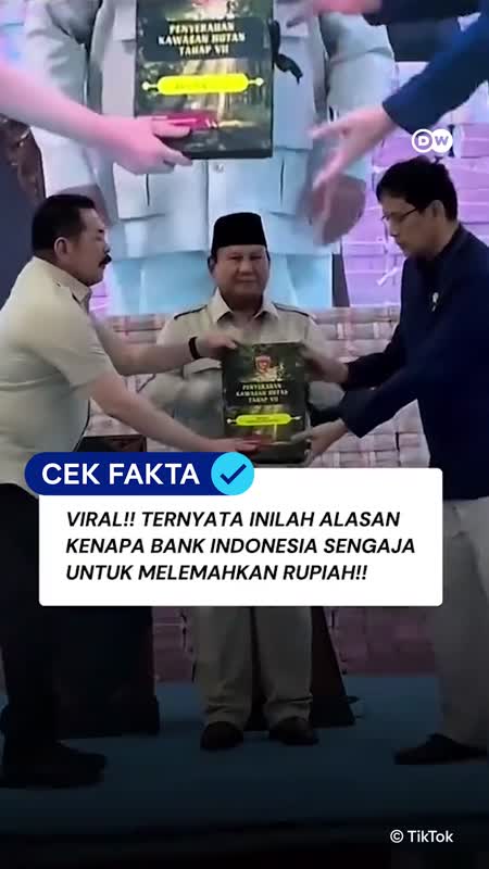 Cek Fakta: Benarkah Bank Indonesia Sengaja Melemahkan Rupiah?