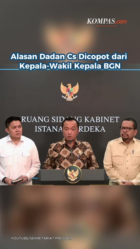 Alasan Dadan Cs Dicopot dari Kepala-Wakil Kepala BGN
