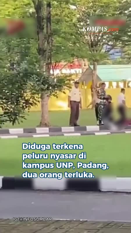 2 Orang Kena Peluru Nyasar Saat Bersantai Di Kampus UNP