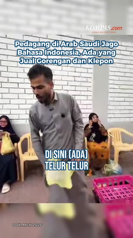Pedagang Di Arab Saudi Jago Bahasa Indonesia, Ada Yang Jual Gorengan Dan Klepon