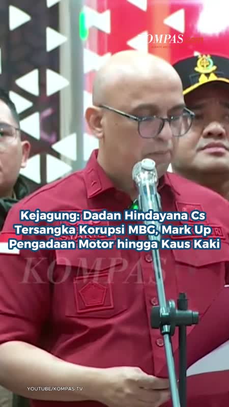 Kejagung: Dadan Hindayana Cs Tersangka Korupsi MBG, Mark Up Pengadaan Motor Hingga Sepatu