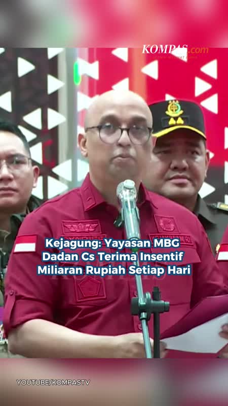 Kejagung: Yayasan MBG Dadan Cs Terima Insentif Miliaran Rupiah Setiap Hari