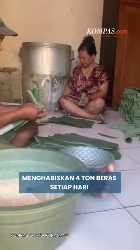 Kampung Lontong Surabaya, Olah 4 Ton Beras Sehari, Tetap Tak Naikkan Harga