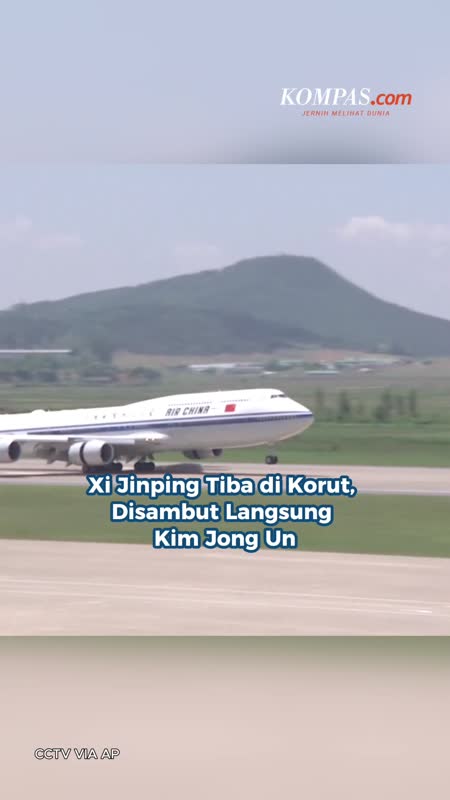 Xi Jinping Tiba Di Korea Utara, Disambut Langsung Kim Jong Un