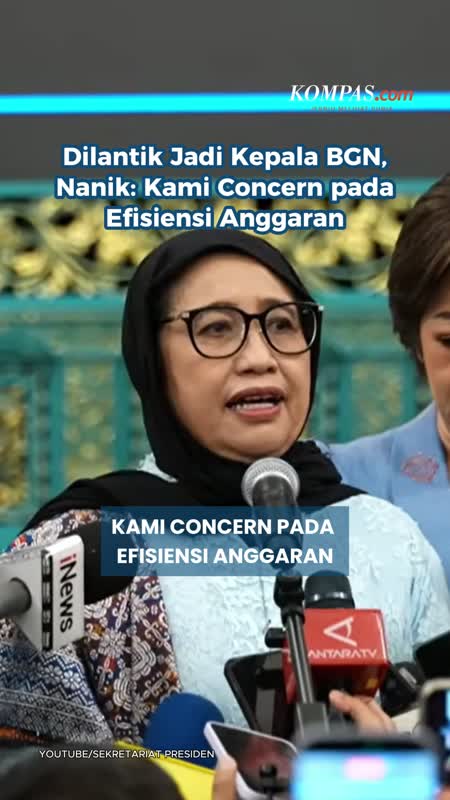Dilantik Jadi Kepala BGN, Nanik: Kami Konsen Pada Efisiensi Anggaran