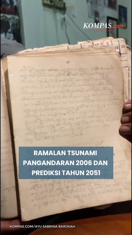 Manuskrip Kuno Pangandaran Singgung Tsunami 2006 Dan Tahun 2051