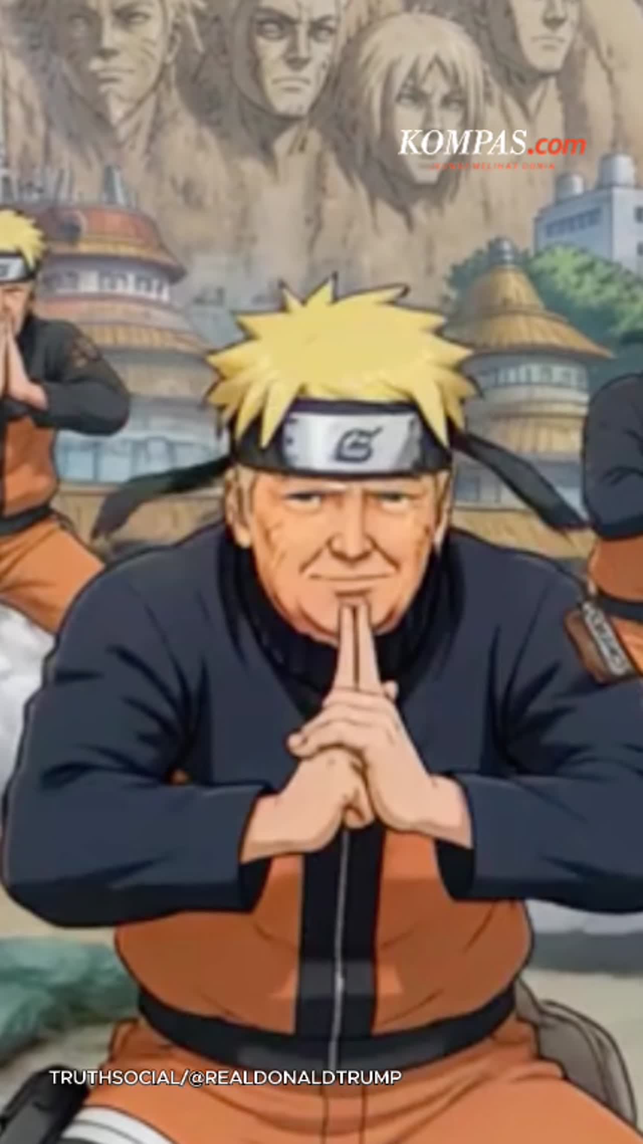 Trump Jadi Naruto, Penggemar Manga Protes