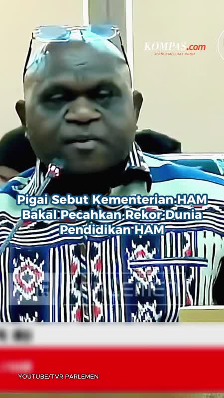 Pigai Sebut Kementerian HAM Bakal Pecahkan Rekor Dunia Pendidikan HAM