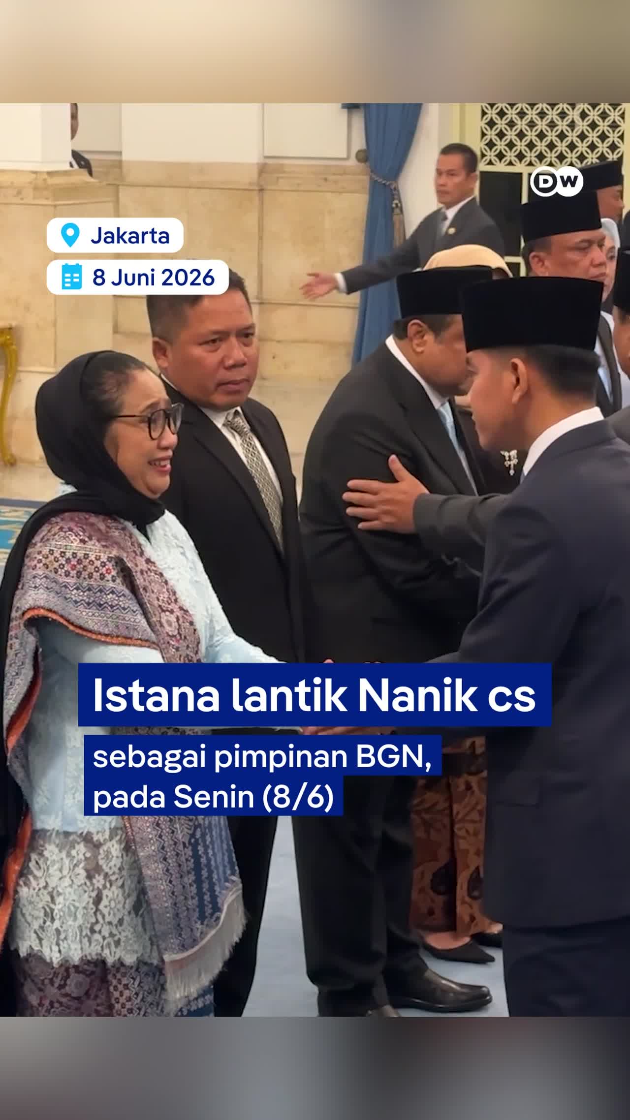 Istana Lantik Pimpinan BGN Dan Said Iqbal