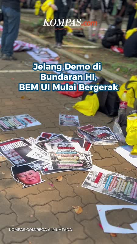 Mahasiswa UI Demo Hari Ini, Mulai Bergerak Ke Bundaran HI