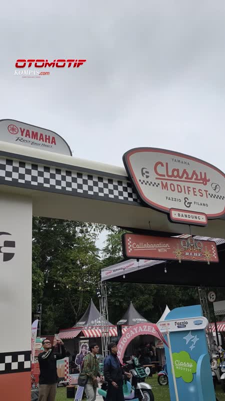 Inspirasi Modifikasi Motor Yamaha di Classy Modifest Bandung