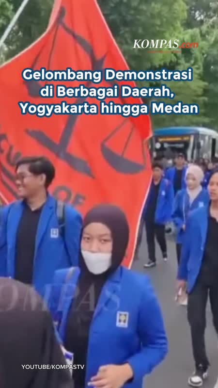 Gelombang Demonstrasi di Berbagai Daerah, Yogyakarta hingga Medan