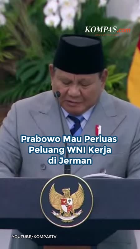 Prabowo Mau Perluas Peluang WNI Kerja di Jerman