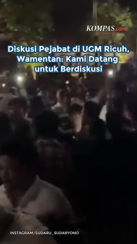 Diskusi Pejabat Di UGM Ricuh, Wamentan: Kami Datang Untuk Berdiskusi