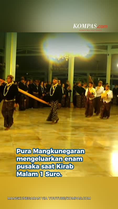 Kirab Malam 1 Suro Mangkunegaran, GPH Paundrakarna Jadi Cucuk Lampah