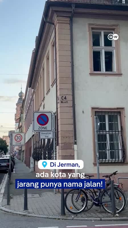 Kota Mannheim Jarang Ada Nama Jalan?!