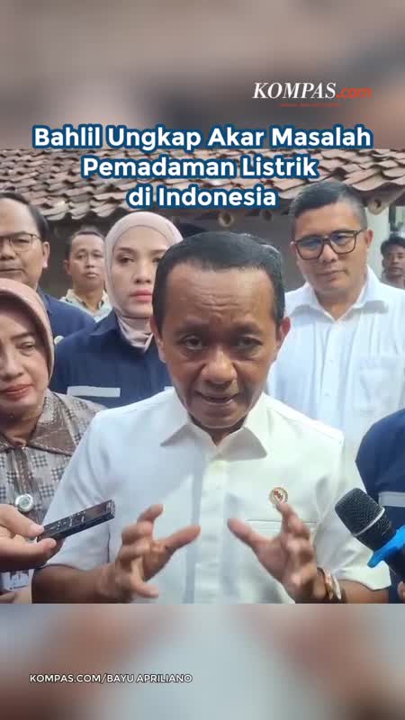 Bahlil Ungkap Akar Masalah Pemadaman Listrik  Di Indonesia