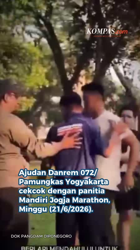 Ajudan Danrem Tak Pakai BIB Di Jogja Marathon, Korem: Kesalahpahaman