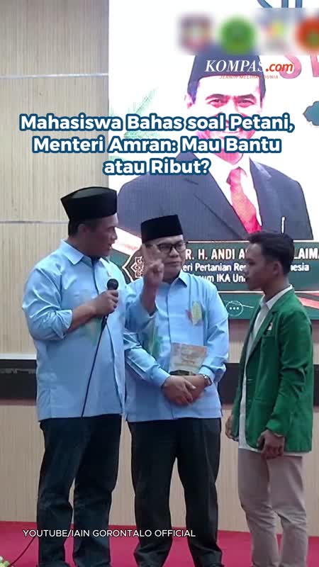 Mahasiswa Bahas Soal Petani, Menteri Amran: Mau Bantu Atau Ribut?