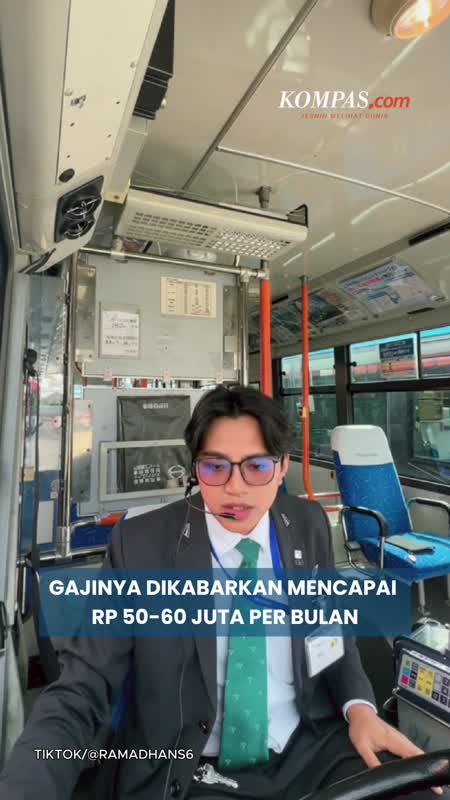 WNI Jadi Sopir Bus Di Jepang, Gajinya Mencapai Rp 50 Juta Per Bulan
