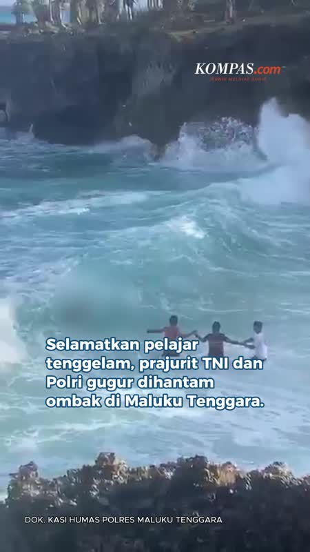 Prajurit TNI Dan Polri Gugur Saat Selamatkan Pelajar Tenggelam Di Maluku Tenggara