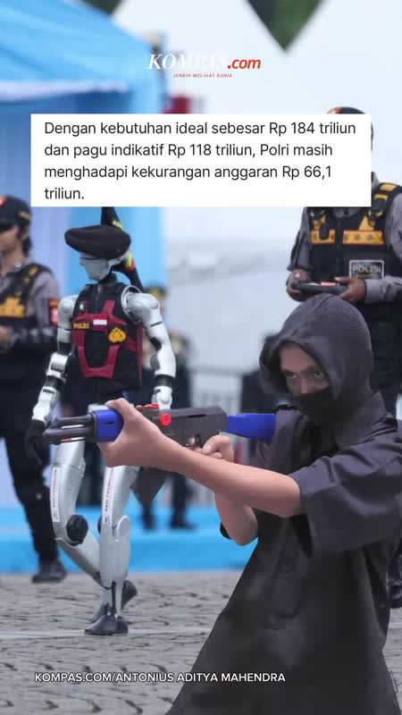 Sketch: Polri Minta Tambahan Anggaran Rp 66,1 Trilliun, Buat Apa Saja?