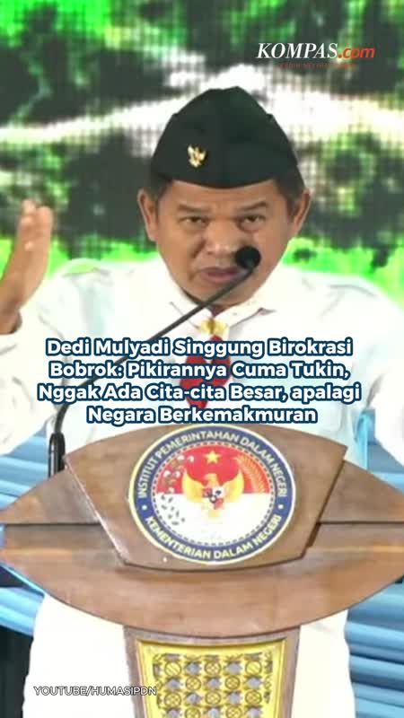 Dedi Mulyadi Singgung Birokrasi Bobrok: Pikirannya Cuma Tukin, Nggak Ada Cita-cita Besar, Apalagi